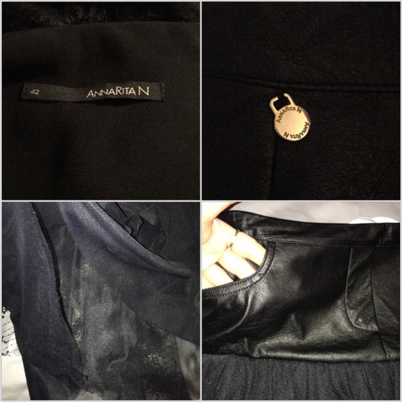 AnnaRita N Beautiful Lace Midi Skirt in black - Picture 8 of 8